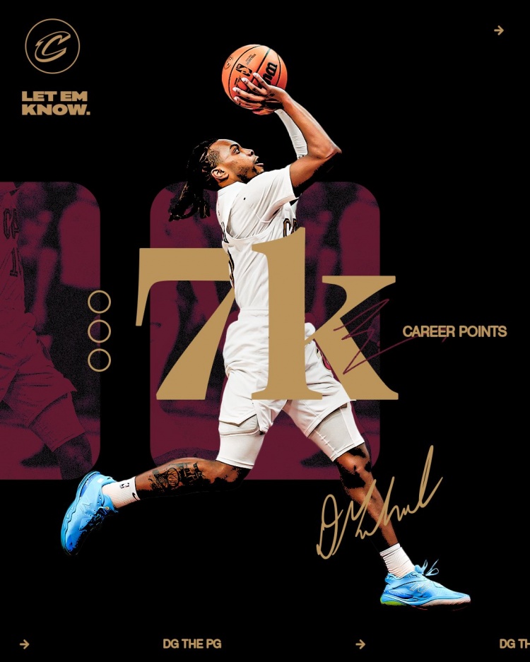  未來可期！加蘭騎士生涯得分達到7000分 隊史第11位！