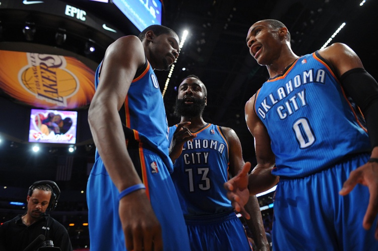  雷霆三少得分全部進(jìn)入歷史前20！他們是NBA歷史最大的如果嗎？